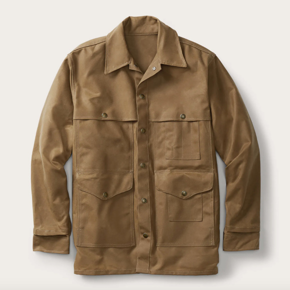 Filson Other - NEW FILSON dark tan tin cloth cruiser work jacket!
